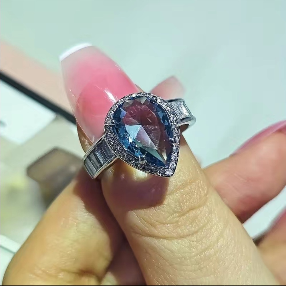 New 925 Silver Elegant Promise Jewelry  Ring - Picture 5 of 5